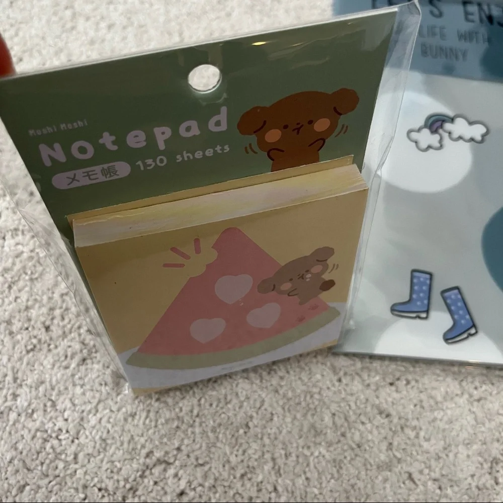 Japanese Stationary Folder and Notepad Set